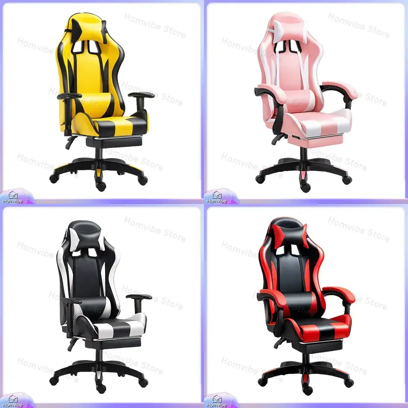 Esports Gaming - Ergonomische gamingstoel met lendensteun en verstelbare