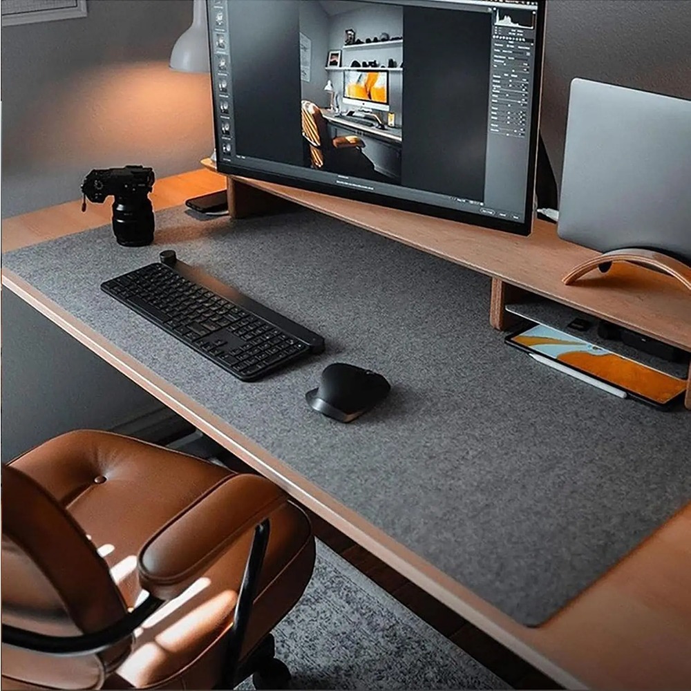Esports Gaming Desk - Vilten bureaumat Computermat voor bureau (31,5x15,7