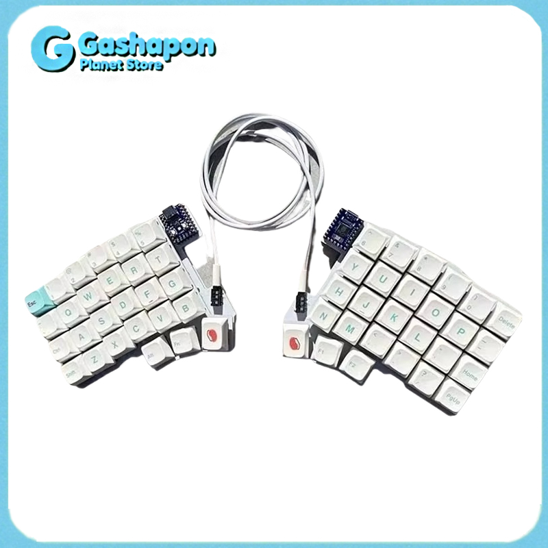 Zero Esports Gaming Gear - Silakka54 Ergonomisch gesplitst mechanisch toetsenbord Hot-swappable