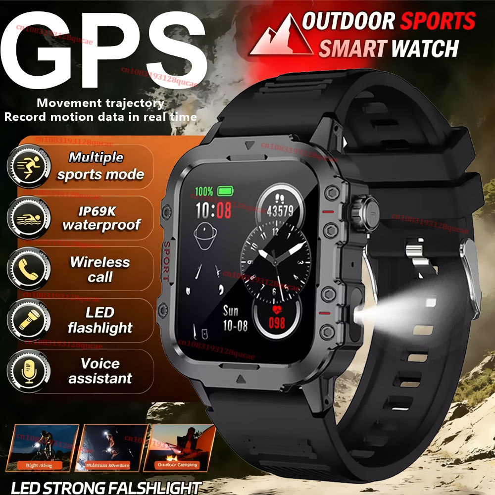 Phase Esports & Gaming Festival - Nieuwe Militaire Smartwatch Heren IP68 5ATM