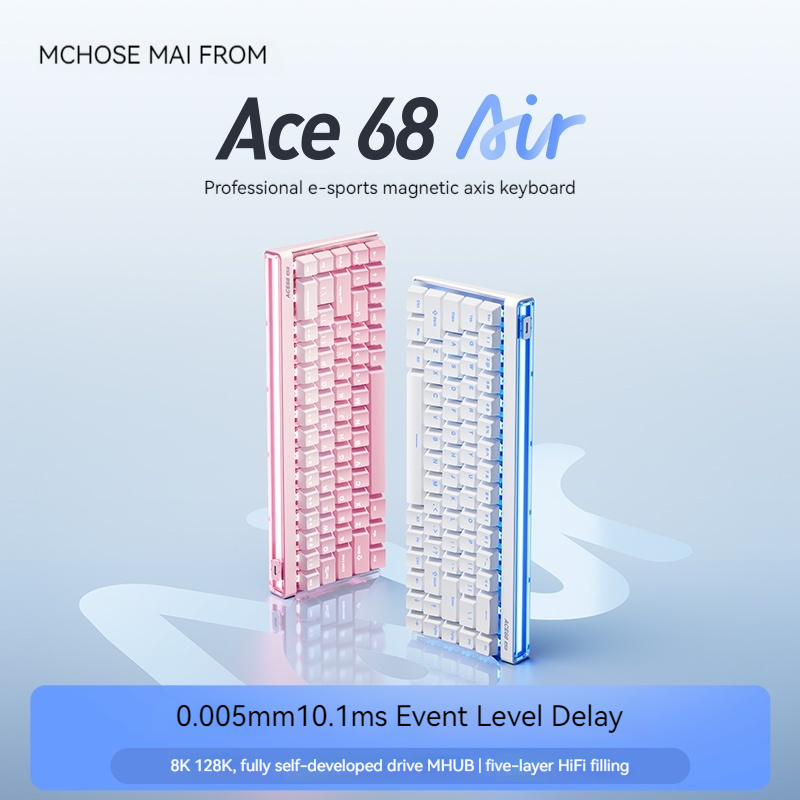 Esports Gaming Keyboard - Mchose Ace68 Air magnetische as mechanisch