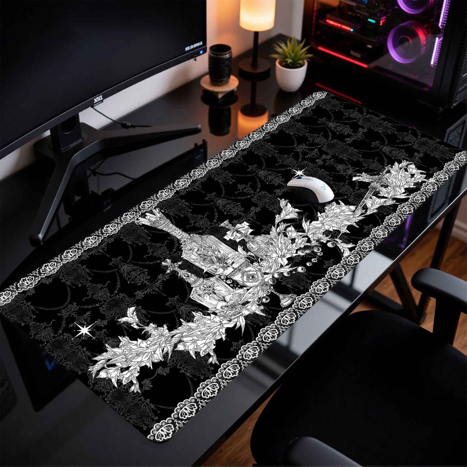 Divine Realm Gotische Gebouw M - Esports Gaming Desk recensie en prijs