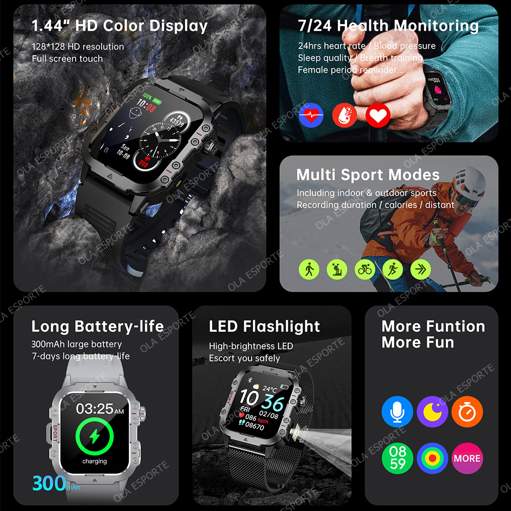 Nieuwe Militaire Smartwatch He - Phase Esports & Gaming Festival recensie en prijs