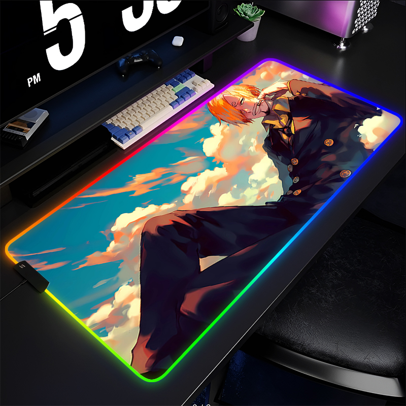 RGB Anime muismat één stuk San - Esports Gaming Keyboard recensie en prijs