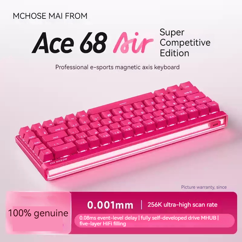 Mchose Ace68 Air magnetische a - Esports Gaming Keyboard recensie en prijs